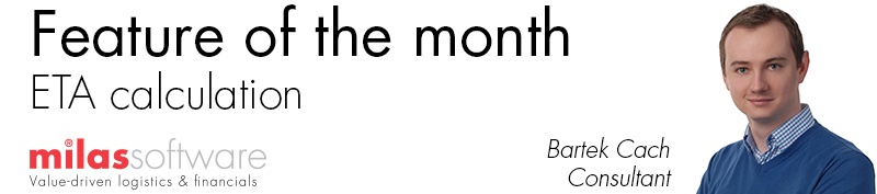 ETA calculation Microsoft Dynamics AX