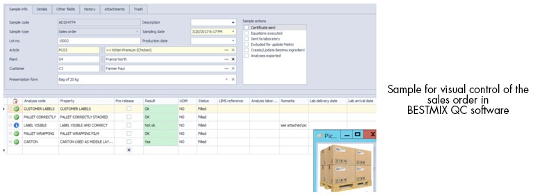 sales order handling quality control