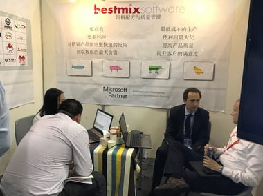 Employees china feed expo